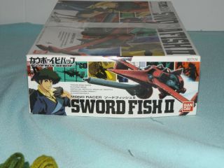 08 COWBOY BEBOP Bandai Sword Fish II MONO RACER Fighter MODEL Spike Spiegel 5