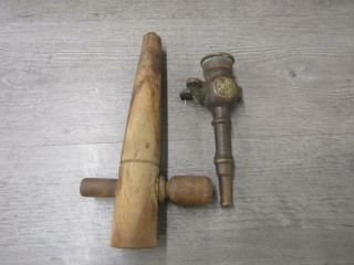 Vintage Wood Barrel Or Keg Tap Spigot And Cast Iron The Fairy Spigot