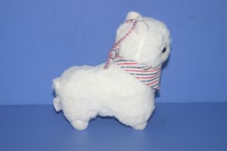 Arpakasso Alpacasso Marine Vacation White Alpaca Plush Doll JAPAN 4.  4 