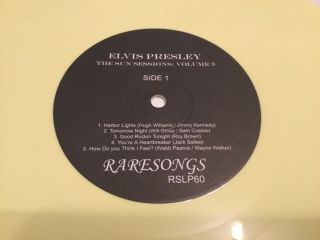 Elvis Presley 10” LP (The Sun Sessions Vol.  3) 5