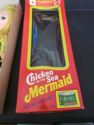 Vintage Mattel Chicken of the Sea Mermaid Shoppin ' Pal Doll 1974 8