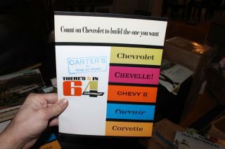 1964 Chevrolet Sales Brochure Chevrolet Chevelle Chevy 11 Corvette Corvair