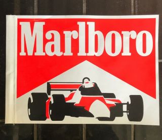 Marlboro / Adelaide Formula 1 Grand Prix Vintage 1986 Advertising Flag