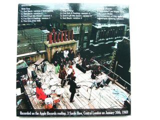 THE BEATLES Complete Rooftop Concert LP Rec.  1969 2