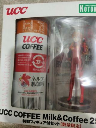 Neon Genesis Evangelion Japan UCC Coffee Figure Asuka Mari Rei Ayanami EXPIRED 3
