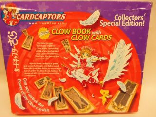 CARDCAPTORS SAKURA CLOW BOOK with CLOW CARDS.  PLEASE READ DISCRIPTION 6