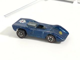 Hot Wheels - 1970 - Vintage Redline Ferrari 312p Blue Us