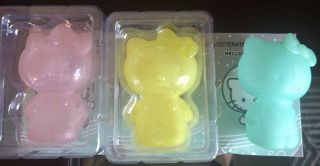 . Set Of 3 Hello Kitty Figs.  Sanrio Loot Crate.  Common,  Rare,  Ultra Rare 5
