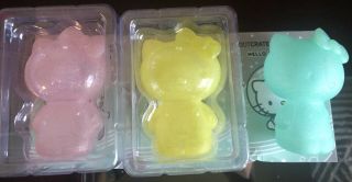 . Set Of 3 Hello Kitty Figs.  Sanrio Loot Crate.  Common,  Rare,  Ultra Rare 7
