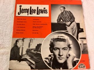 Jerry Lee Lewis First Lp Release 1958 Sun Label Lp - 1230