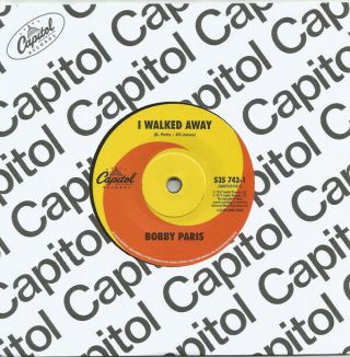 Bobby Paris / Bobby Sheen - I Walked Away / Sweet Sweet Love 7 " 45 - Capitol,  535 74