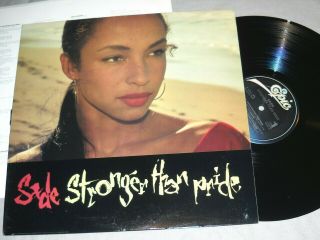 Sade Stronger Than Pride Vinyl Lp Promo Record 1st Usa Ed.  Epic 1988 Album Nm/ex
