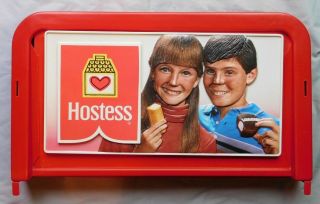 Vintage Hostess Twinkies Cup Cakes Display Sign Plastic 23x13