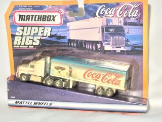 1998 Matchbox Rigs Coca - Cola Semi Truck