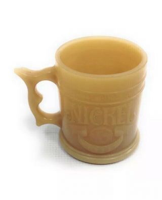 Pair Vintage Whataburger Nickel Coffee Mug Buffalo Indian Head Promo