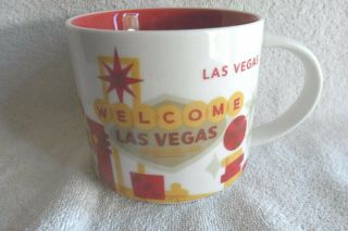 2015 Starbucks 14 Oz You Are Here Yah Series Las Vegas Coffee Mug;
