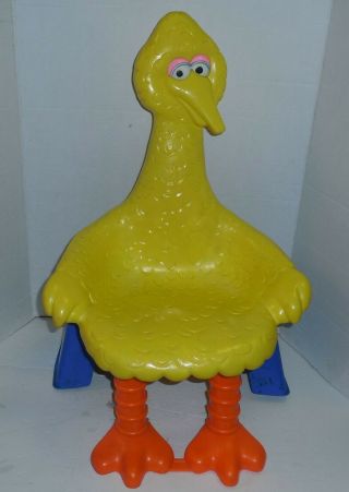 Vintage Sesame Street Big Bird Plastic Chair