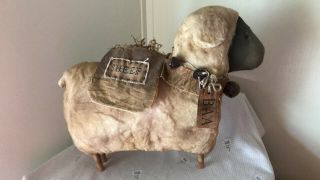 Primitive Sheep Farmhouse Farm Animals Decor Country Handcrafted 15 "