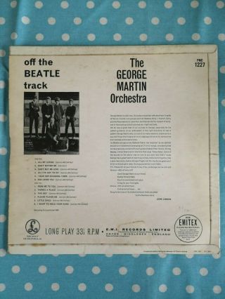 The Beatles / George Martin - Off The Beatle Track - rare 1964 mono LP (PMC1227) 2
