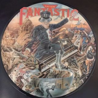 Elton John Captain Fantastic And The Brown Dirt Cowboy Picture Disc Vinyl Lp