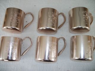 Smirnoff " Moscow Mule " Cups Set Of 6