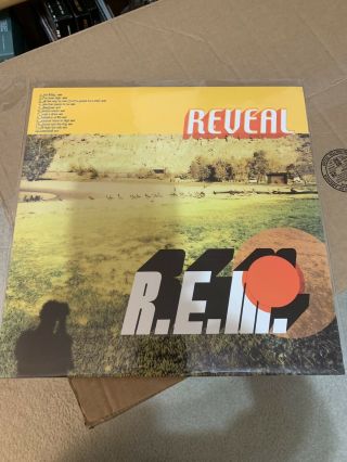 R.  E.  M.  Reveal Lp W/insert.  Rare