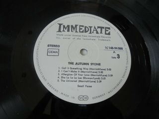 Small Faces - The Autumn Stone 1969 GERMANY DOUBLE LP IMMEDIATE 1st MOD/PSYCH 6