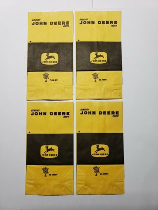 John Deere Parts Bags (4) Four Legged Deer