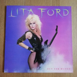 Lita Ford - Out For Blood - Orig 1983 Uk Lp Runaways