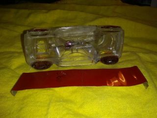 ANTIQUE U.  S.  A.  GLASS FIRE ENGINE CANDY CONTAINER 6
