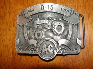 Allis Chalmers D15 Tractor Pewter Belt Buckle Limited Ed 437/750 Ac Spec Cast
