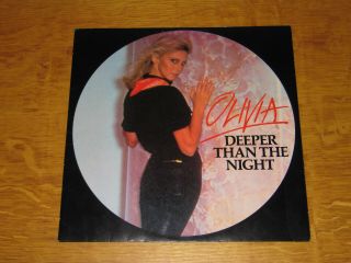 Olivia Newton - John - Deeper Than The Night - Uk Vinyl 12 Inch Single