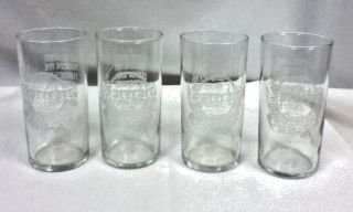 Sprecher Ales And Lagers Beer Glass Bar Glasses 4 Set Milwaukee Brewery Wi Jk2
