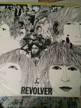 Beatles Revolver Mono 1966 Vinyl Lp Parlophone Pmc 7009.
