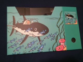 Tintin - File Box - Shark Submarine - Sous - Marin Requin