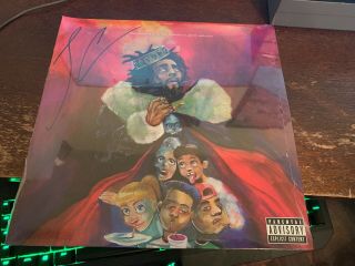 J.  Cole Kod Limited Edition Signed Vinyl Lp Rare In Hand Ships Asap