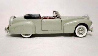 Vintage 1941 Lincoln Continental Convertible Diecast Rio Model Car 1:43 Italy