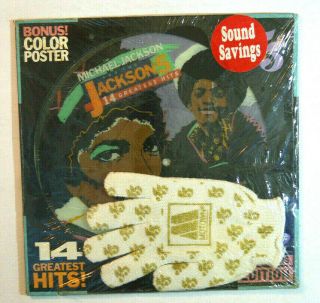 Lp - Michael Jackson & Jackson 5 - 14 Greatest Hits W/ Glove Picture Disc