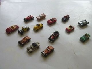 Vintage Galoob Micro Machines Old Fashioned Cars Rolls Royce Etc
