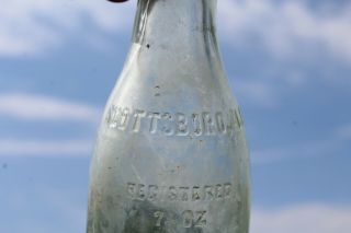 Scottsboro Alabama Straight Side Coca Cola Bottle Ala Al Town On Neck Rare 7 Oz