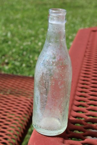 Scottsboro Alabama Straight Side Coca Cola Bottle Ala AL Town On Neck Rare 7 oz 3