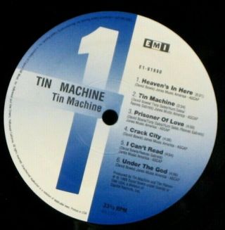 TIN MACHINE Never played NM 1989 1st pressing LP 3