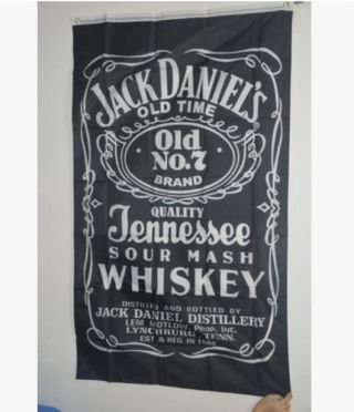 90x150cm Flag Jack Daniels Whiskey Bar Banner Pennant Printing Party Decorative