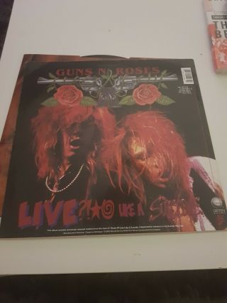 Guns N Roses - Lies album vinyl record Geffen 1988 Uber rare 2