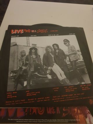 Guns N Roses - Lies album vinyl record Geffen 1988 Uber rare 4