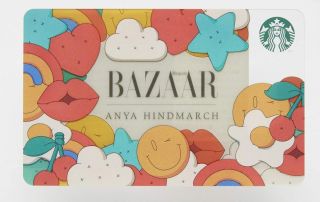 Starbucks Japan 2018 Bazaar Anya Hindmarch Card