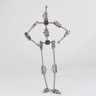 Diy Kit Studio Armature 180mm High Metal Puppet Figure For Stop Motion