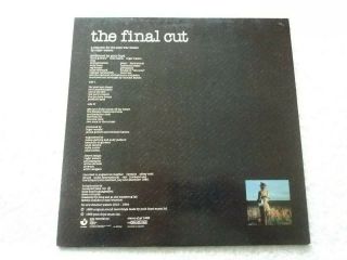 Pink FLOYD The Final Cut Vinyl LP 1st Press 3