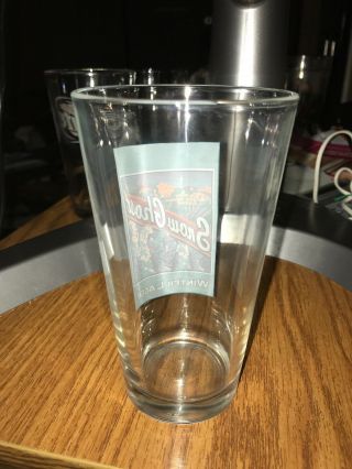 SNOW GHOST WINTER LAGER BEER PINT GLASS MONTANA GREAT NORTHERN BREWING CO 4
