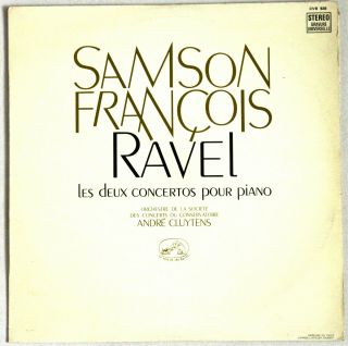 Cvb 836 Stereo Ravel Two Piano Concertos Samson Francois Cluytens Nm,